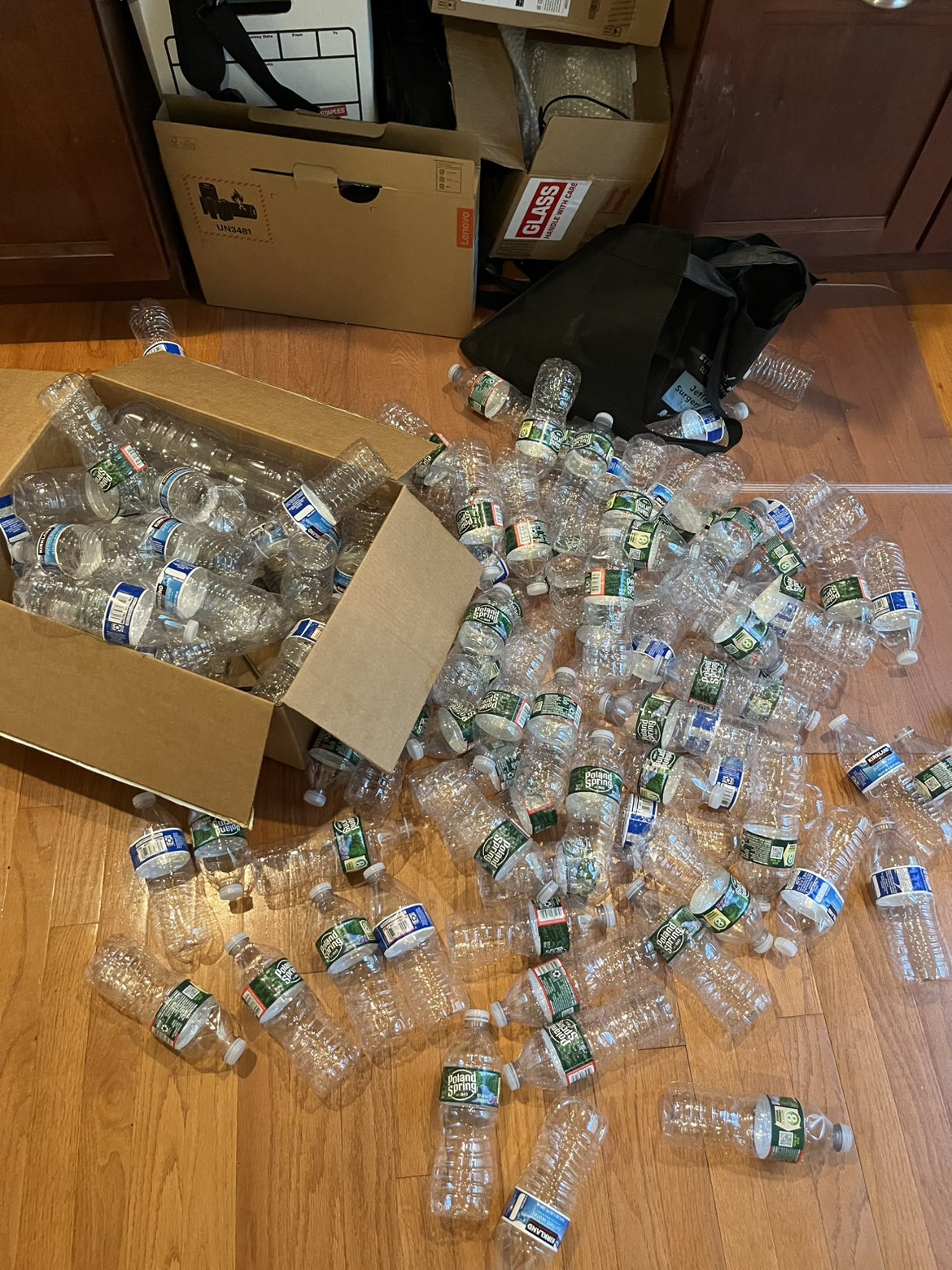 Material Collection - Bottle donations